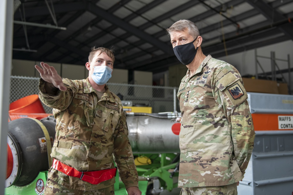 Chief of the National Guard Bureau visits the Wyoming National Guard