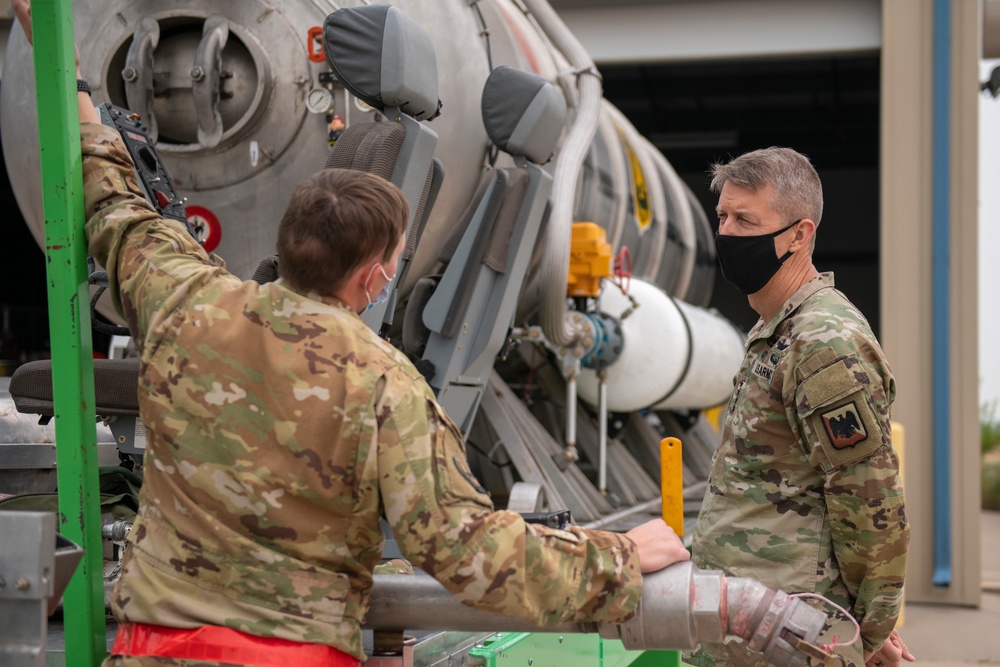 Chief of the National Guard Bureau visits the Wyoming National Guard