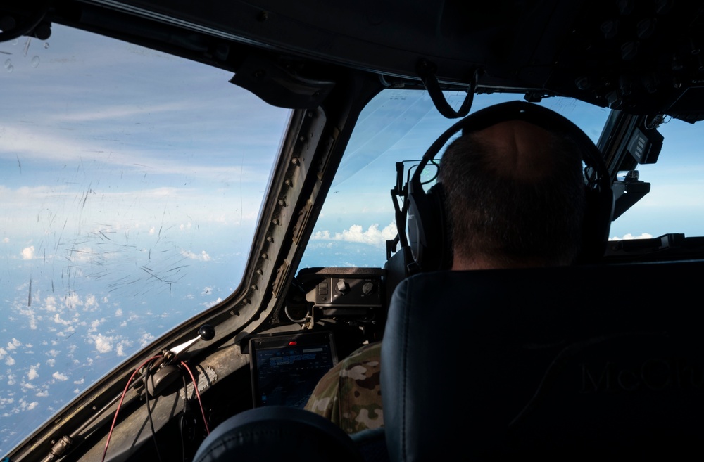 McChord C-17s support Airborne Operations over Indonesia during Garuda Shield 21