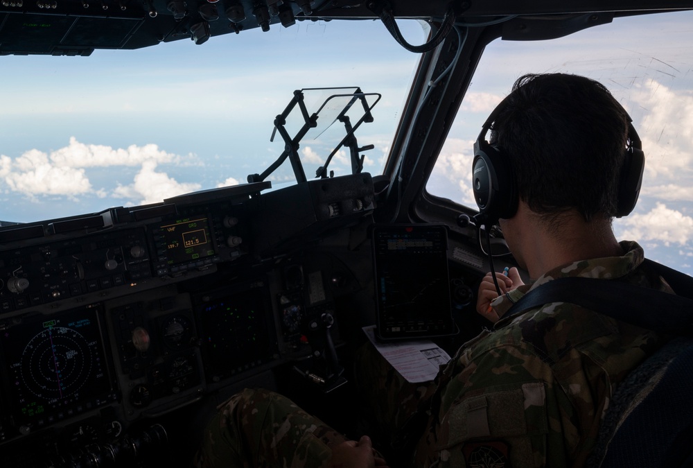 McChord C-17s support Airborne Operations over Indonesia during Garuda Shield 21