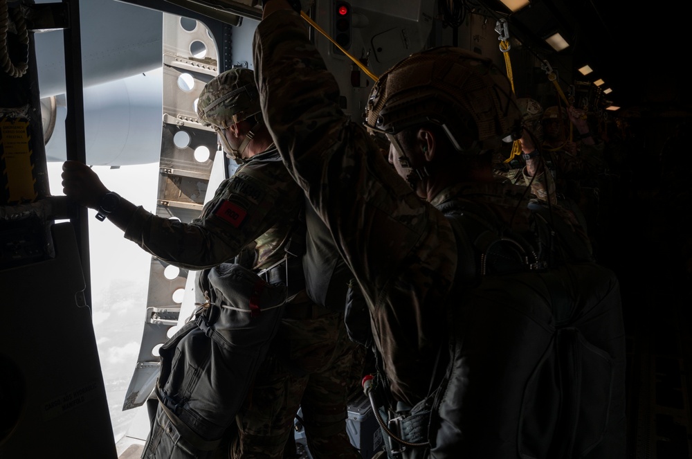 McChord C-17s support Airborne Operations over Indonesia during Garuda Shield 21