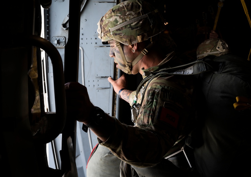 McChord C-17s support Airborne Operations over Indonesia during Garuda Shield 21