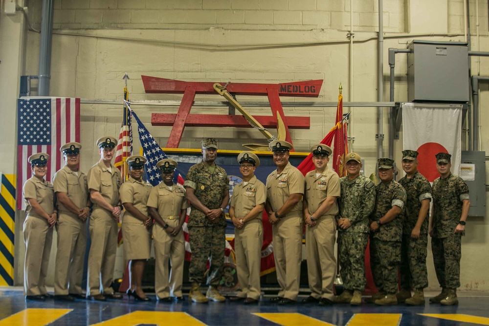 From Senior to Master | Master Chief Logistics Specialist Fababier promotion ceremony with 3d Supply Battalion