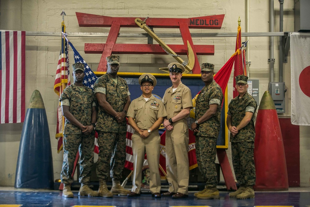 From Senior to Master | Master Chief Logistics Specialist Fababier promotion ceremony with 3d Supply Battalion