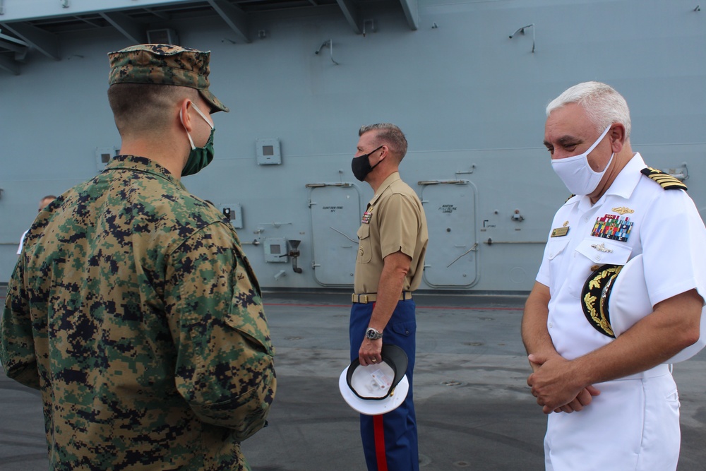 HMS Queen Elizabeth &amp; U.K. Carrier Strike Group 21 Visits Guam