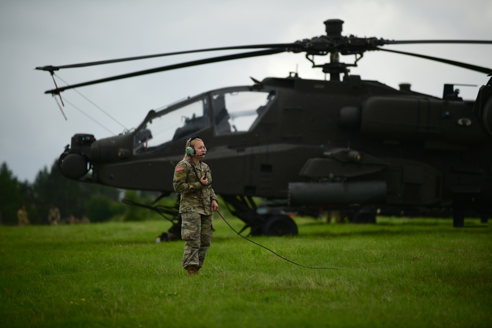 1st Combat Aviation Brigade, 1st Infantry Division, Conduct Aerial Gunnery Training