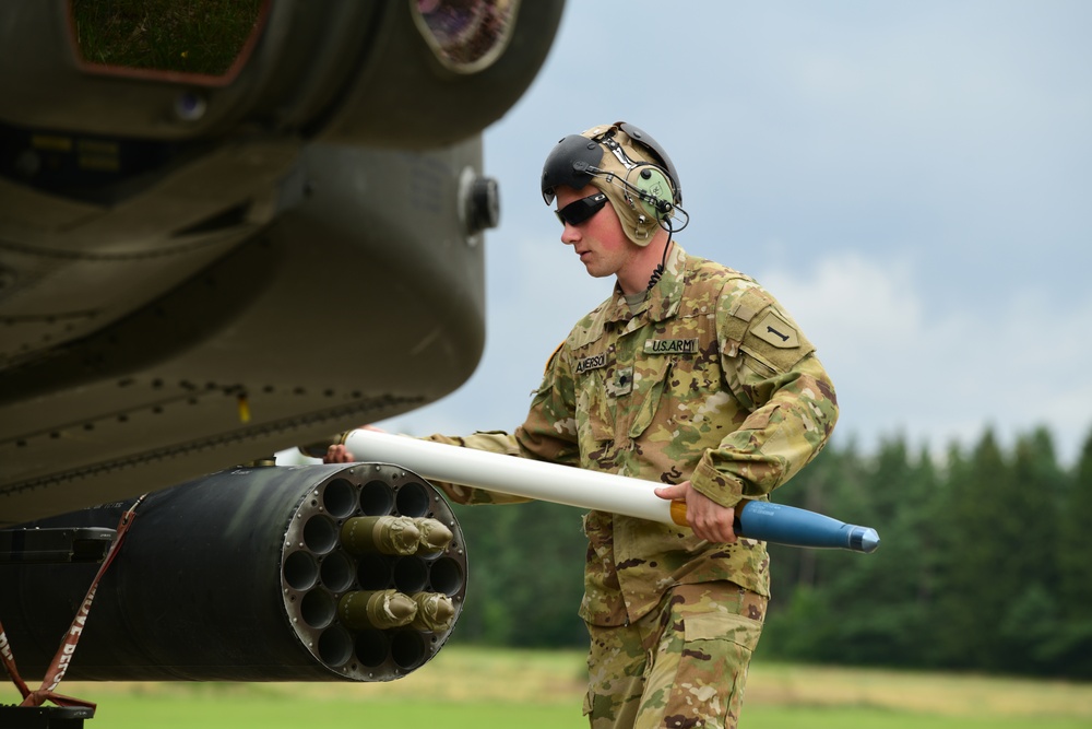 1st Combat Aviation Brigade, 1st Infantry Division, Conduct Aerial Gunnery Training