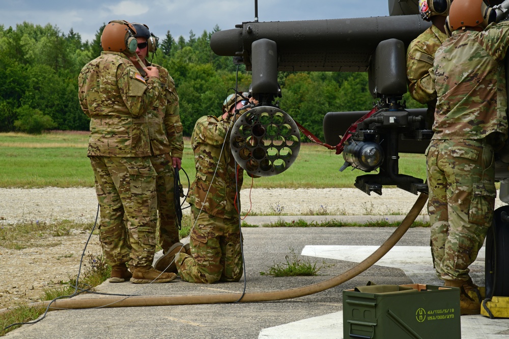 1st Combat Aviation Brigade, 1st Infantry Division, Conduct Aerial Gunnery Training