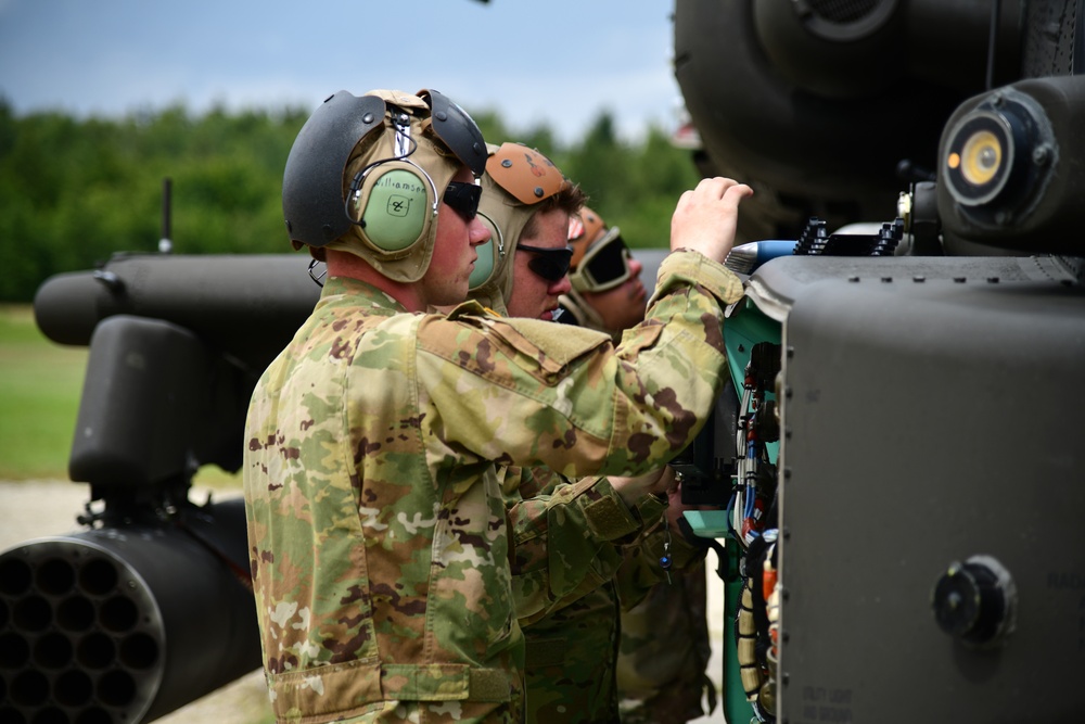 1st Combat Aviation Brigade, 1st Infantry Division, Conduct Aerial Gunnery Training