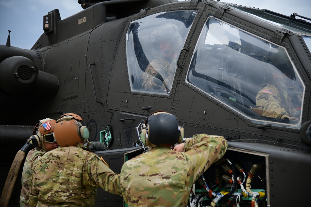 1st Combat Aviation Brigade, 1st Infantry Division, Conduct Aerial Gunnery Training