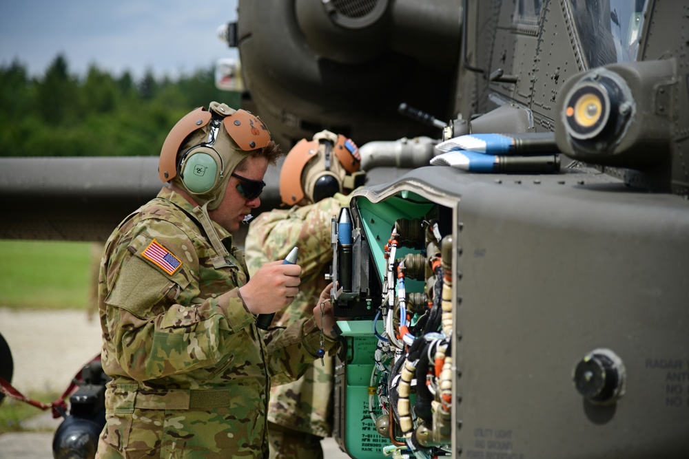 1st Combat Aviation Brigade, 1st Infantry Division, Conduct Aerial Gunnery Training