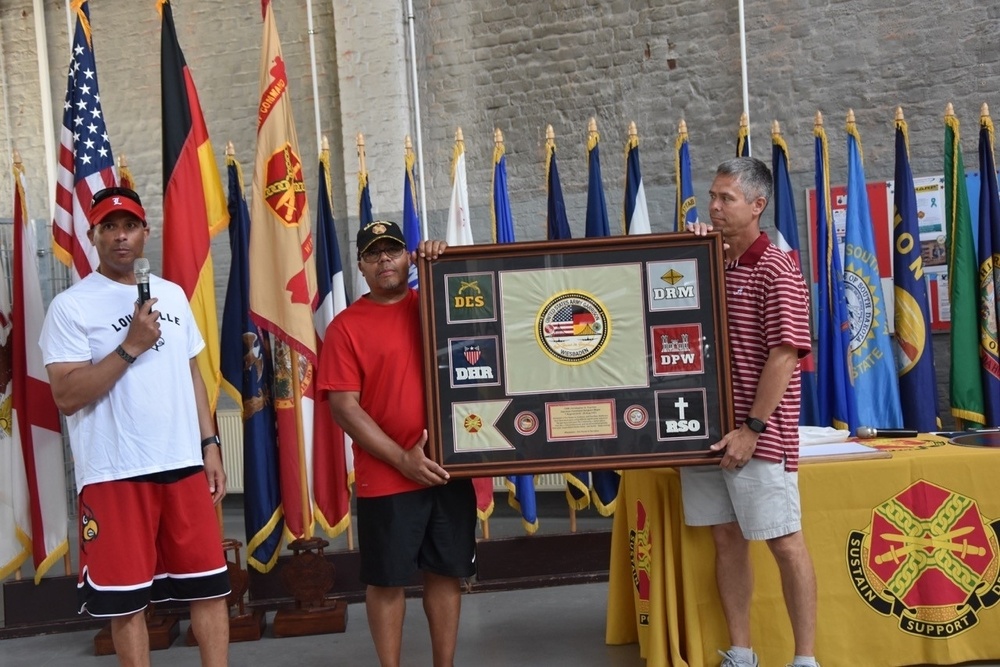 Wiesbaden Garrison holds organization day, says goodbye to command sergeant major