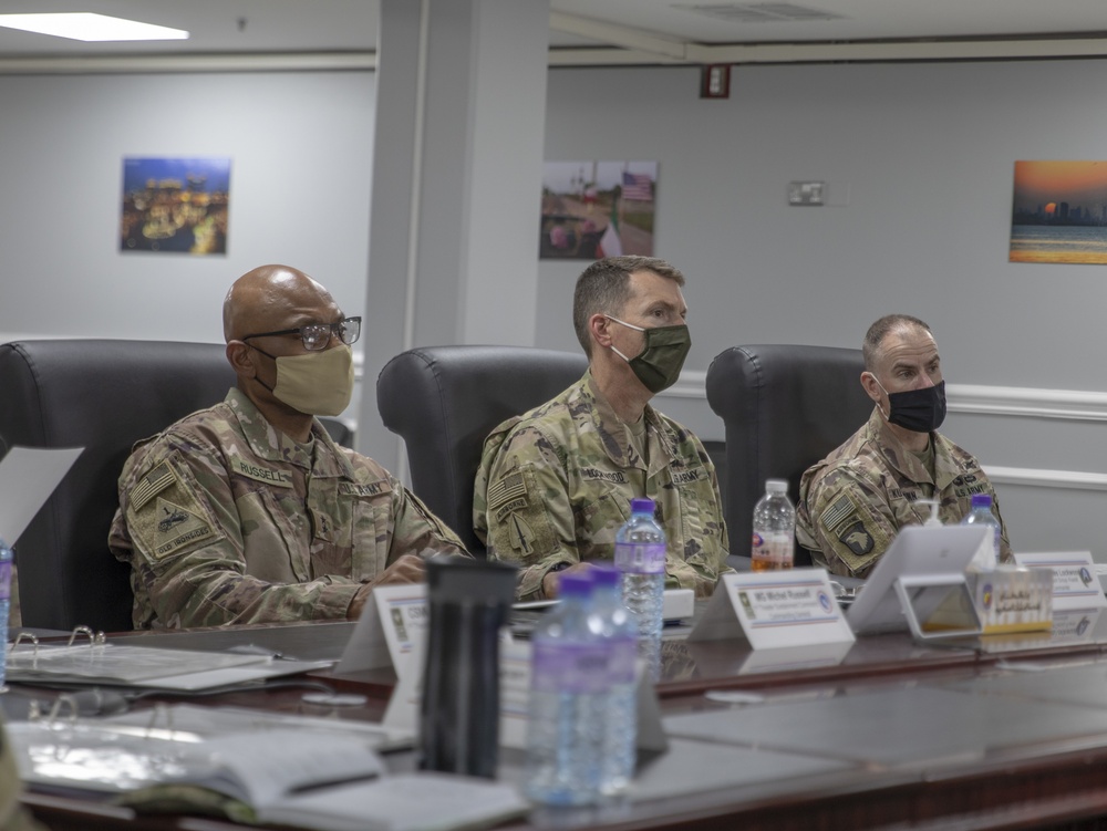 1st TSC commanding general visits ASG-KU