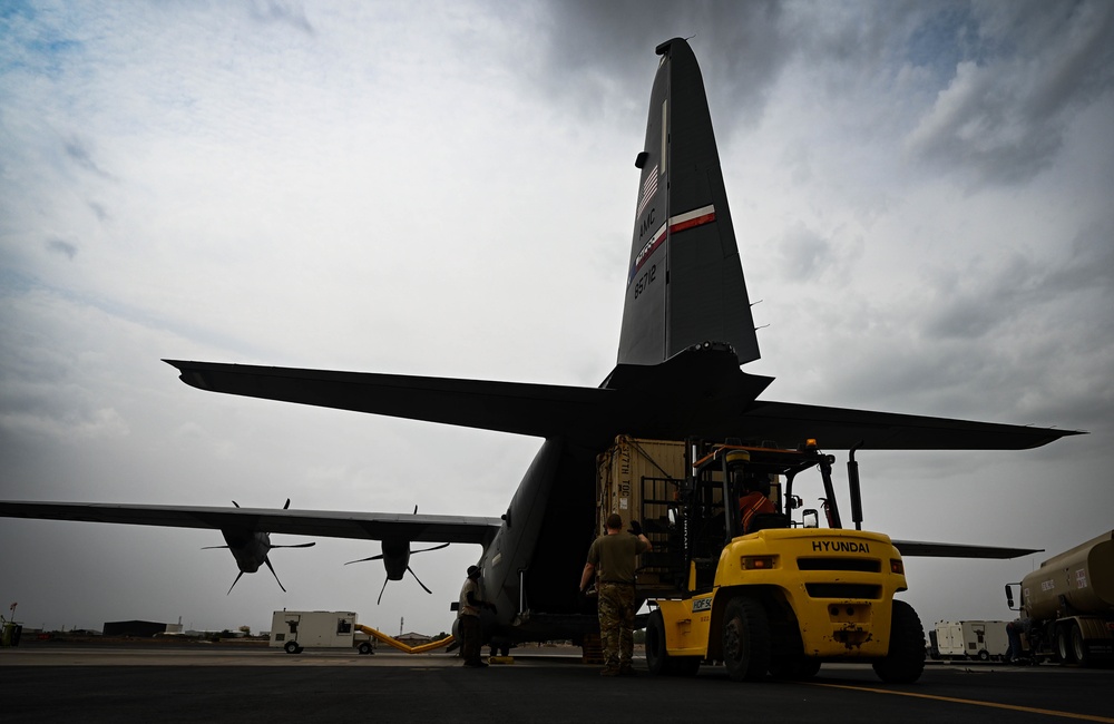 75th EAS delivers supplies