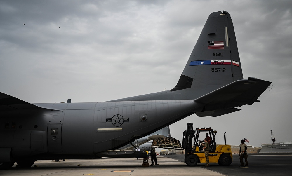 75th EAS delivers supplies