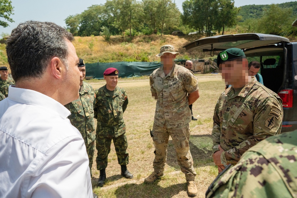 Albanian Minister of Defense visits Albanian JCET