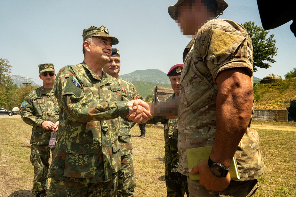 Albanian Minister of Defense visits Albanian JCET