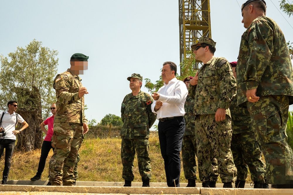 Albanian Minister of Defense visits Albanian JCET