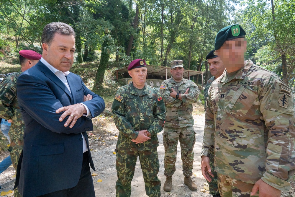 Albanian Minister of Defense visits Albanian JCET