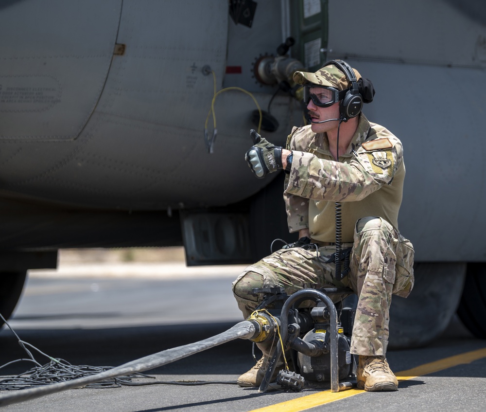 Forward Area Refueling Point (FARP) Exercise