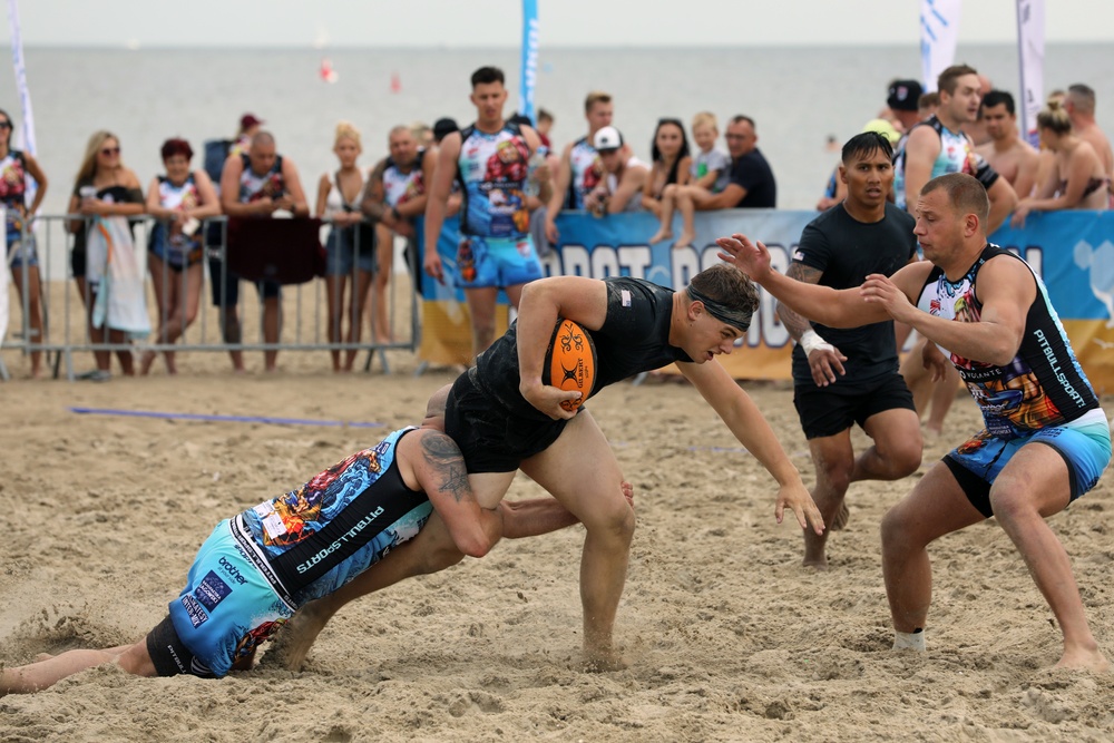 Community engagement: U.S. rugby team represents NATO and Battle Group Poland at Sopot tournament