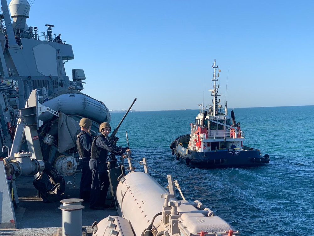 Forward Deployed Regional Maintenance Center Completes USS Porter Availability On Time