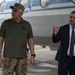 Colonel General Serhii Drozdov and Vinnytsia Oblast Governor Serhiy Borzov welcome the 352d Special Operations Forces to Ukraine