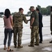 Colonel General Serhii Drozdov and Vinnytsia Oblast Governor Serhiy Borzov welcome the 352d Special Operations Forces to Ukraine