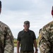 Colonel General Serhii Drozdov and Vinnytsia Oblast Governor Serhiy Borzov welcome the 352d Special Operations Forces to Ukraine
