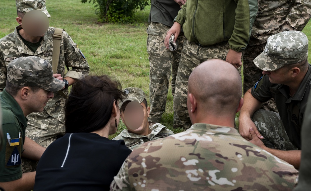 352d Special Operations Forces and Ukrainian Air Force Members Conduct Tactical Combat Casualty Care Training
