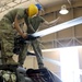 Task Force Phoenix, Bravo Company, 640th Aviation Support Battalion mechanics conducts UH-60 Black Hawk helicopter maintenance