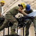 Task Force Phoenix, Bravo Company, 640th Aviation Support Battalion mechanics conducts UH-60 Black Hawk helicopter maintenance