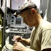 Task Force Phoenix, Bravo Company, 640th Aviation Support Battalion mechanics conducts CH-47 Chinook helicopter maintenance