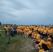 210804-N-YF306-0117 NEWPORT, R.I. (August 4, 2021) Officer Candidates Receive Guidon