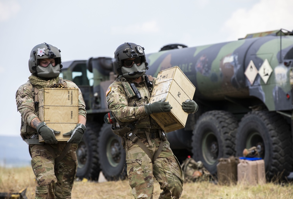 Flying target practice: 3-1 AHB conducts aerial gunnery in Bulgaria