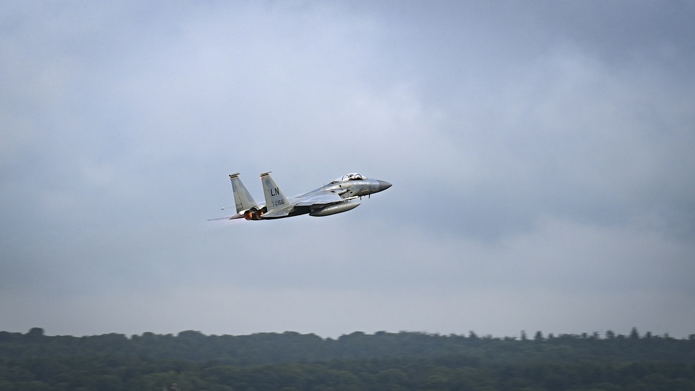 Liberty Wing F-15’s get an early start