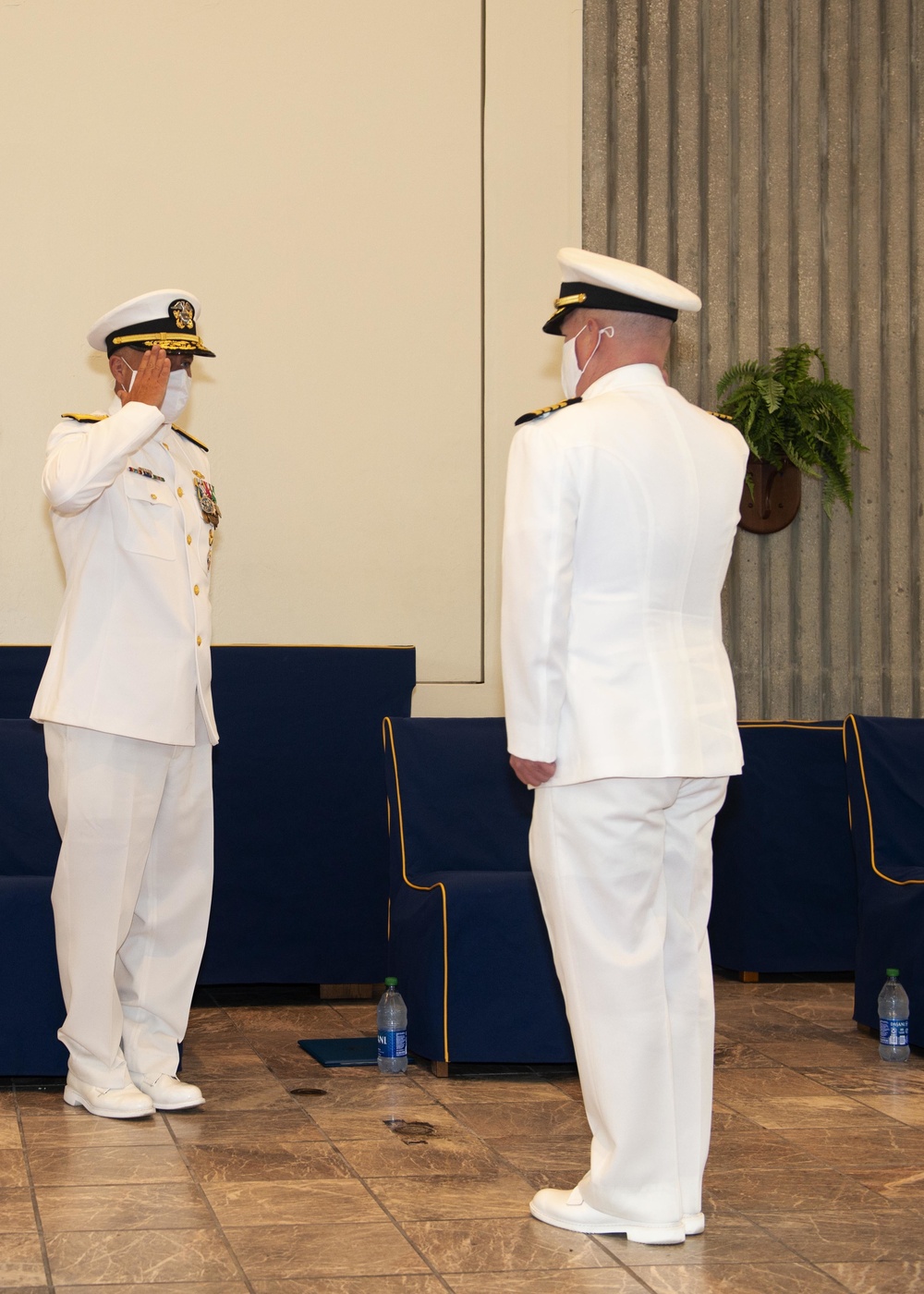 Commander, Submarine Squadron 16 Holds Change of Command