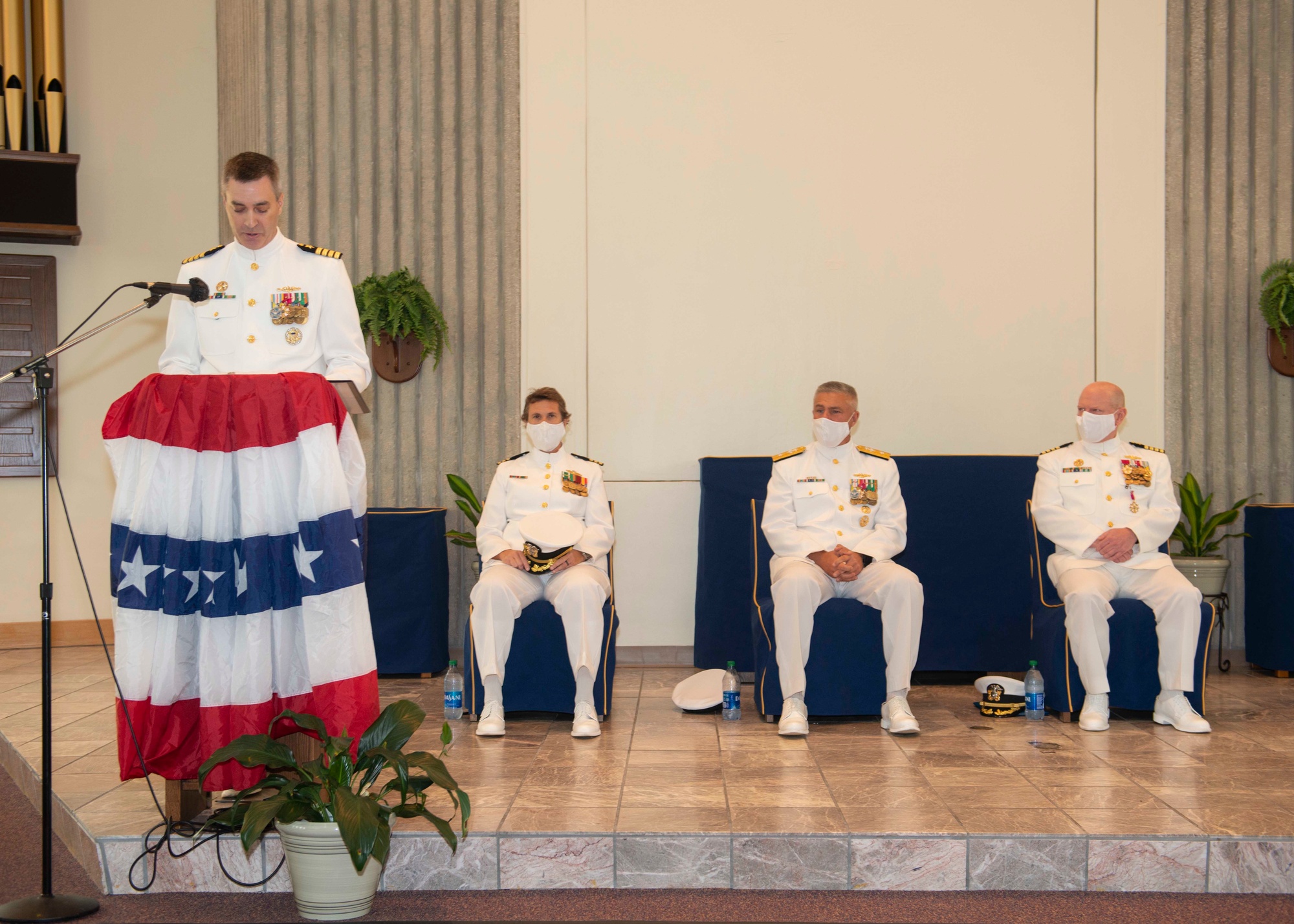 DVIDS - Images - Commander, Submarine Squadron 16 Holds Change of Command  [Image 11 of 14]