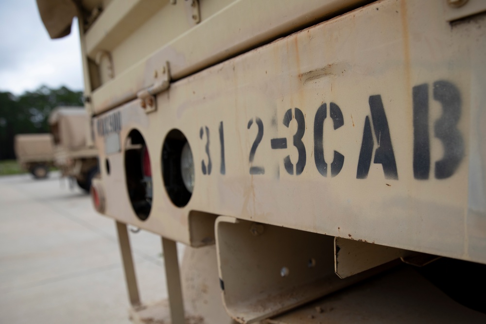 Marne Air Soldiers conduct a convoy live fire exercise at Fort Stewart, Georgia.