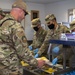 Senior leaders visit, serve dinner to reservists conducting field training exercises