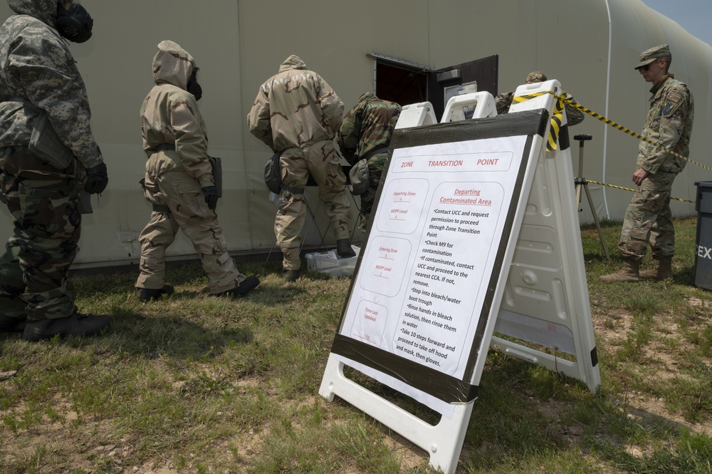 310th Space Wing conducts chemical, biological, radiological and nuclear defense training