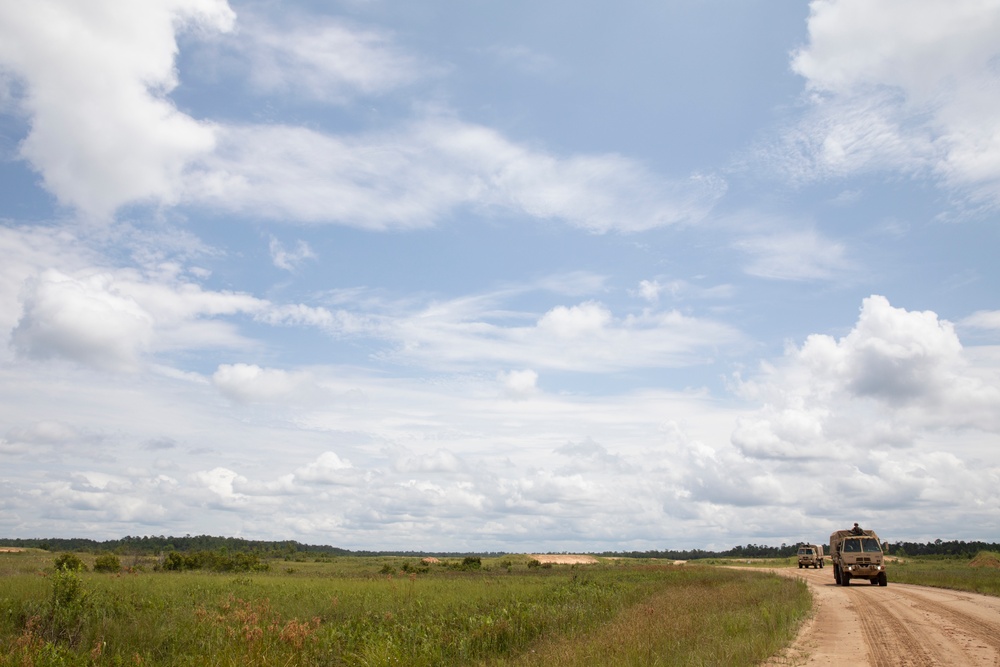 Marne Air Soldiers conduct a convoy live fire exercise at Fort Stewart, Georgia.