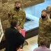 U.S. Air Force Gen. Glen VanHerck, commander of North American Aerospace Defense Command and U.S. Northern Command, receives a tour from Task Force Eagle leadership.