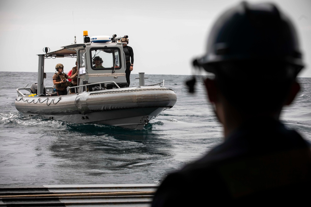 USS Arlington Sailors participate in Large-Scale Exercise 2021