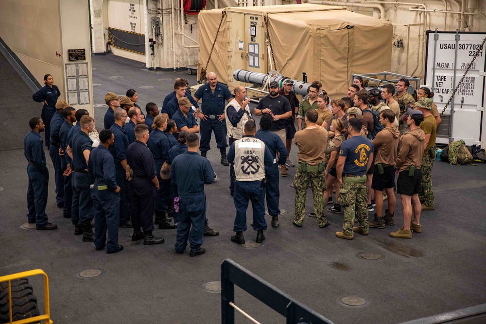 USS Arlington Sailors participate in Large-Scale Exercise 2021