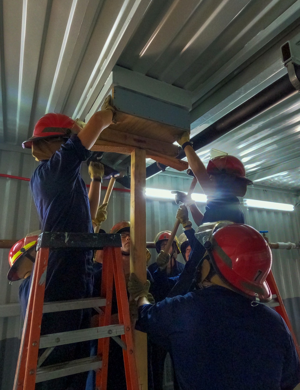 NROTC Midshipmen Complete Damage Control Training During Sea Trials 2021