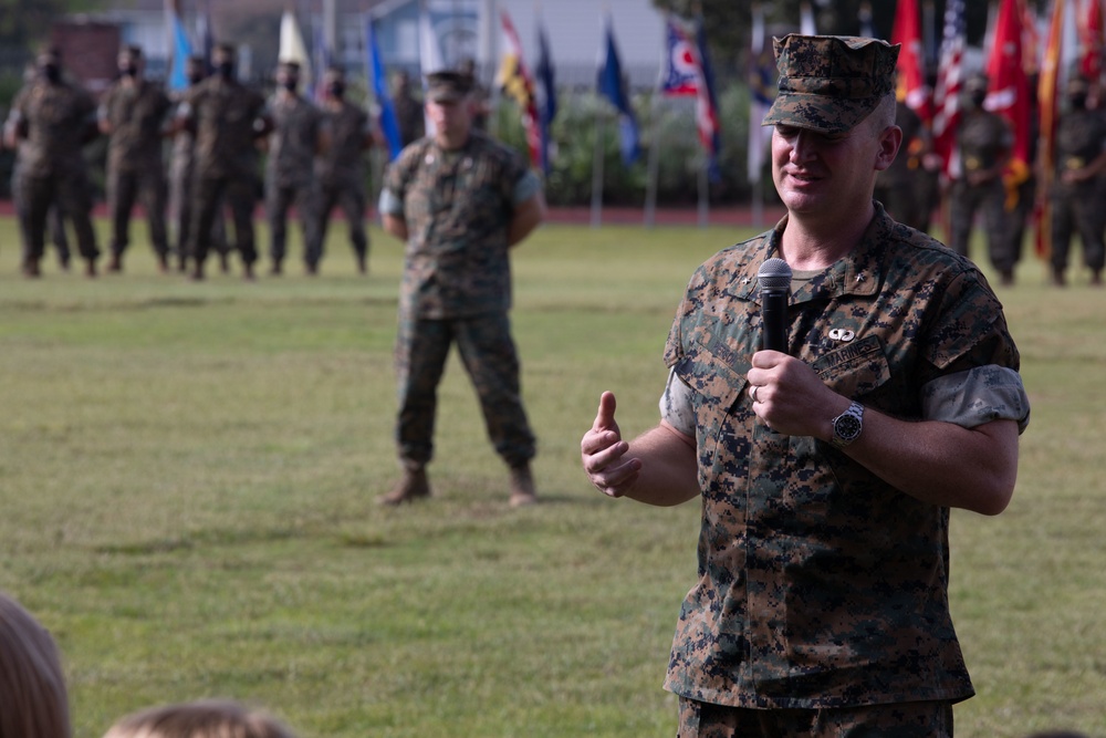 4th Marine Logistics Group Change of Command Ceremony