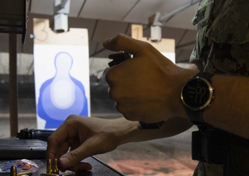 NROTC Midshipmen Complete Small Arms Training During Sea Trials 2021