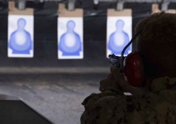 NROTC Midshipmen Complete Small Arms Training During Sea Trials 2021