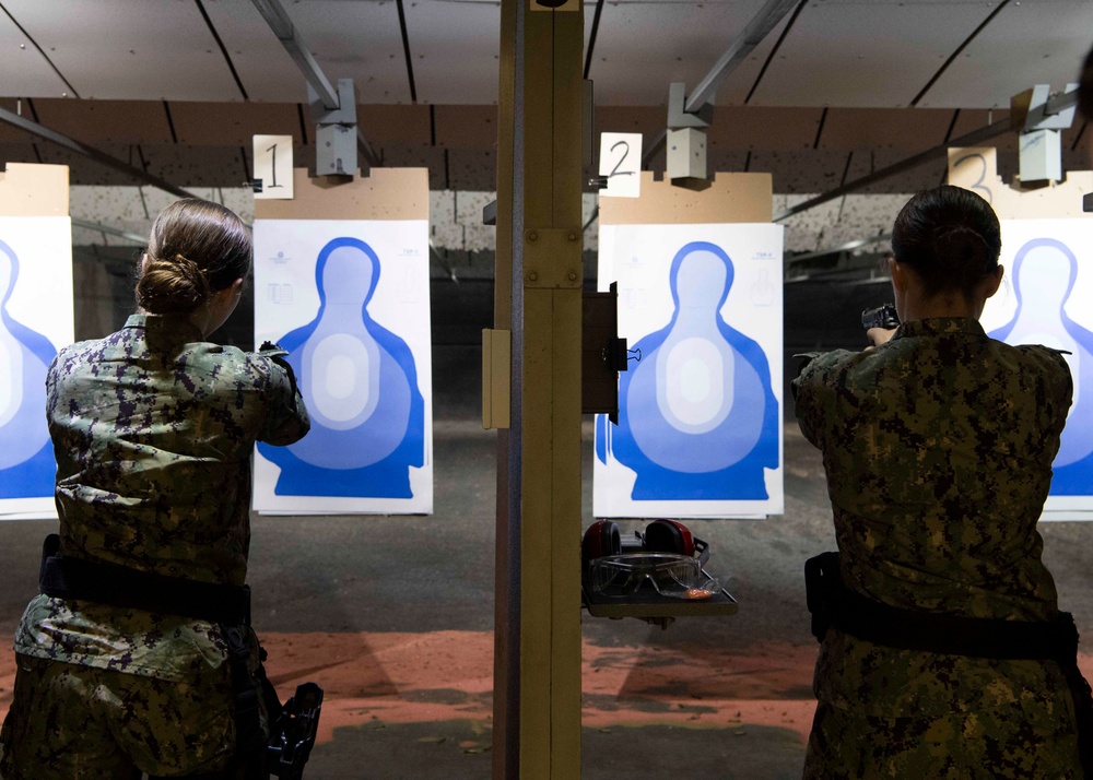 NROTC Midshipmen Complete Small Arms Training During Sea Trials 2021